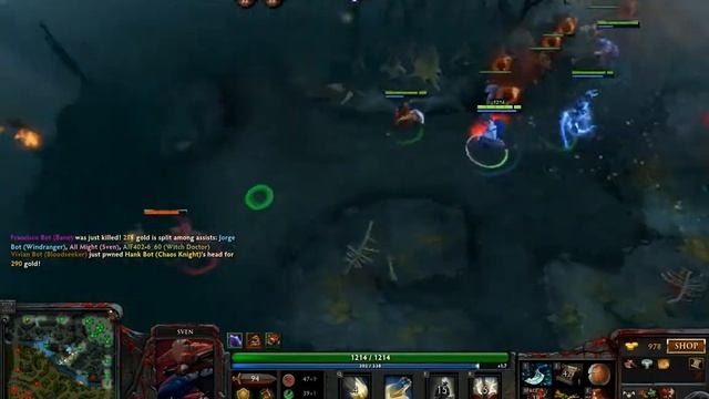 [Opay Gaming] Dota 2 Co-Op Bot - Sven [Noob Game 50] Super Saiyan Sven ! смотреть онлайн