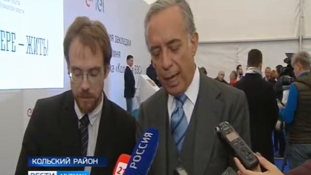 Закладка первого камня при строительстве Кольской ветроэлектростанции смотреть онлайн