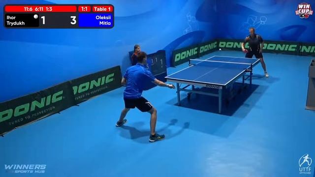 23:00 Ihor Trydukh (3:1) Oleksii Mitla West 5 WIN CUP 20.08.2022 | TABLE TENNIS WINCUP смотреть онлайн