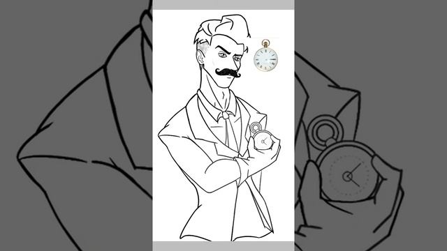 Marcy draws a GUY WITH A MUSTACHE! смотреть онлайн