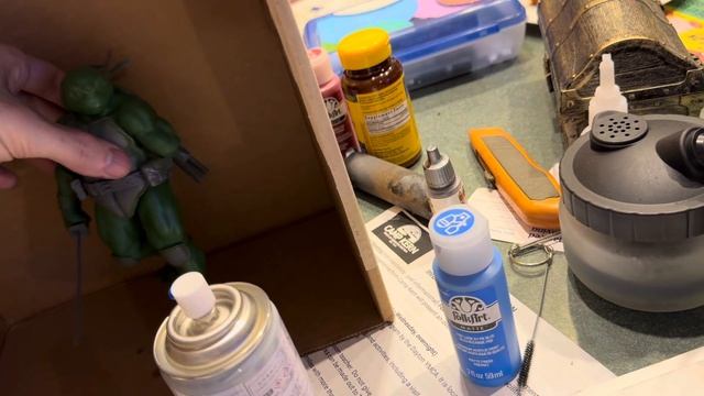 3D Resin Print to Paint Leonardo - Elegoo Saturn 3 Ultra - LA Figures TMNT Airbrush painting смотреть онлайн