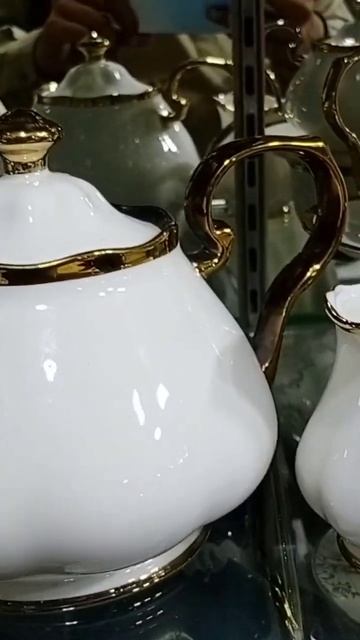 6 cups with succer 1 sugar pot 1 milk pot 1 kettle 03411746406 #teaset #crockry #dinner #soupset смотреть онлайн