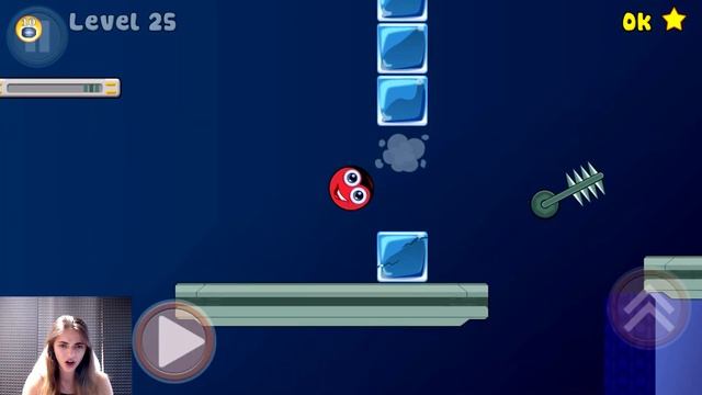 Red ball on the UFO planetl.the game about pink Balls 4.Красный шарик на Планете НЛО смотреть онлайн