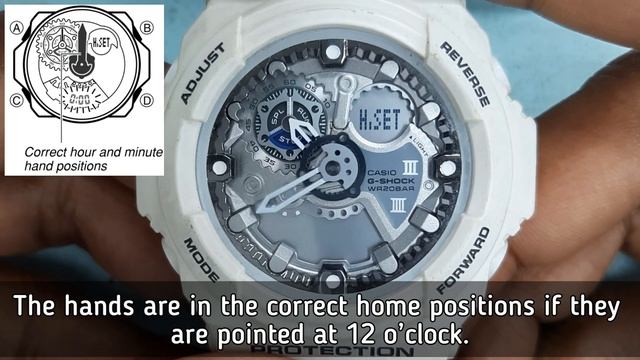 Casio G Shock GA-300 Time Setting, Hand Alignment Adjusting And Alarm Setting | SolimBD