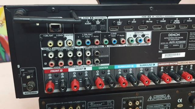 budget atmos av receiver Denon x2300w 7.2 смотреть онлайн
