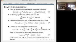 Термодинамика машинного обучения. Виталий Ванчурин, University of Minnesota.