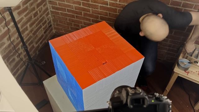 34x34 Rubik's Cube смотреть онлайн