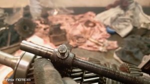 Установка штока и вилки в правильном положении. КПП Газель.