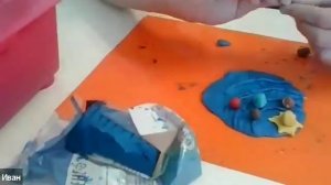 Лепка из пластилина  ▶ Лепим солнечную систему