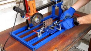 Стойка для УШМ (болгарки) с протяжкой и лазерным указателем