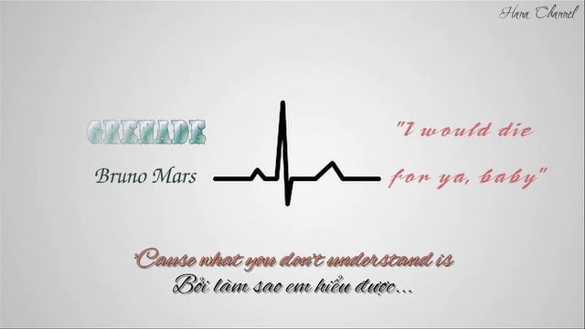 [Vietsub - Lyrics] - Grenade - Bruno Mars смотреть онлайн