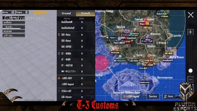 Pluton Esports T-3 Custom - Erangel смотреть онлайн