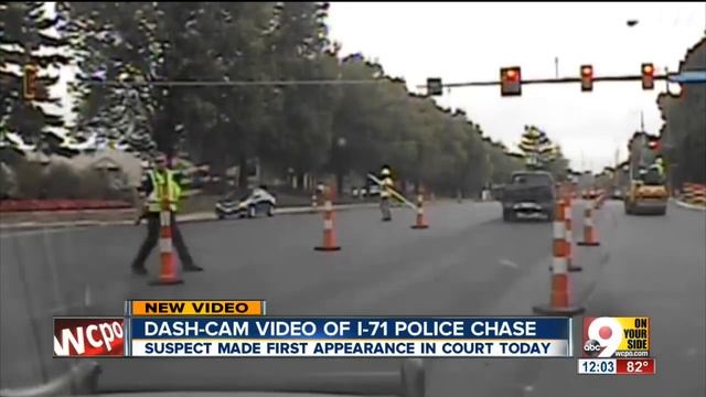 Police release dash cam video of high speed chase on I-71 смотреть онлайн