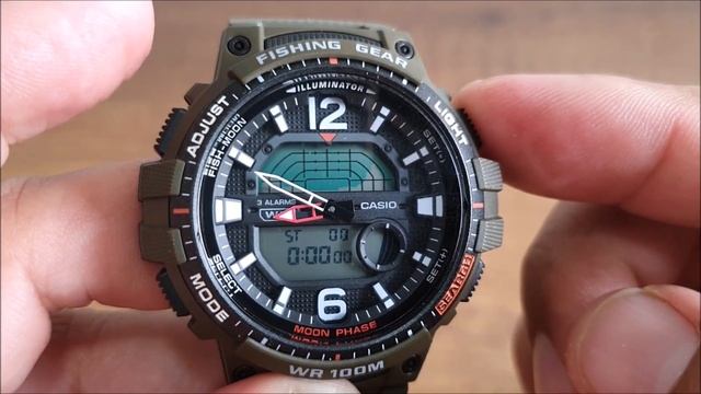 CASIO SWC 1250H Reloj Pescador смотреть онлайн