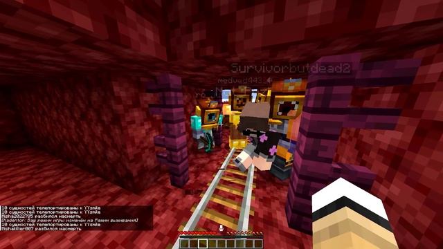 Полёт в КОСМОС на сервере Minecraft (4) смотреть онлайн