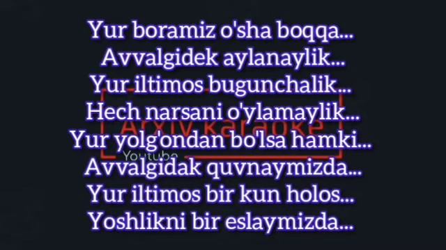 Yagzon - Yur Boramiz #uzrap #karaoke #text #yagzon