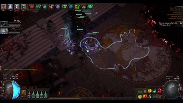 [3.12 Heist League] Sirus 5 with LowLifeAuraStacking Carrion Golems (with Solaris Lorica) смотреть онлайн