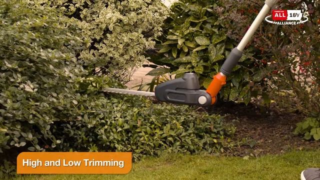 Flymo 18V UltraCut Reach 420 Battery Extended Reach Hedge Trimmer - Feature & Benefits смотреть онлайн