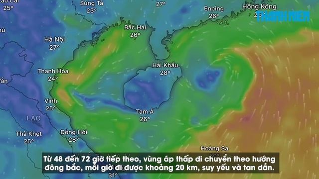 Áp thấp nhiệt đới trên Biển Đông có khả năng mạnh lên thành bão смотреть онлайн