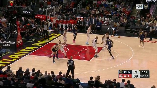 Nikola Jokic records a career-high 47 points in Nuggets vs. Hawks | 2019-20 NBA Highlights смотреть онлайн