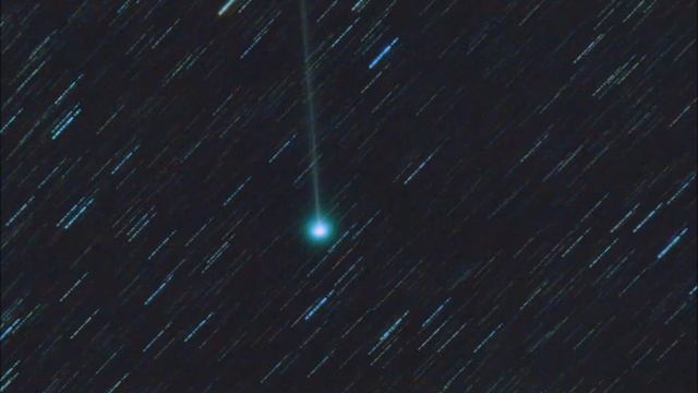 Movement of comet C/2017 E4 ( Lovejoy ), ( one hour Time-lapse) on april 4th,2017