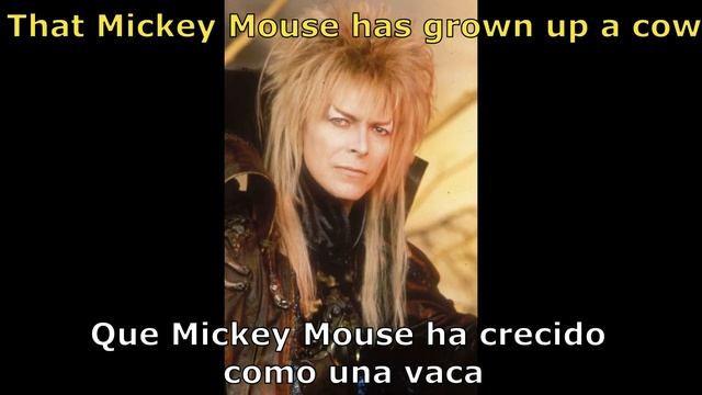 David Bowie - Life on Mars? - Lyrics spanish - english смотреть онлайн