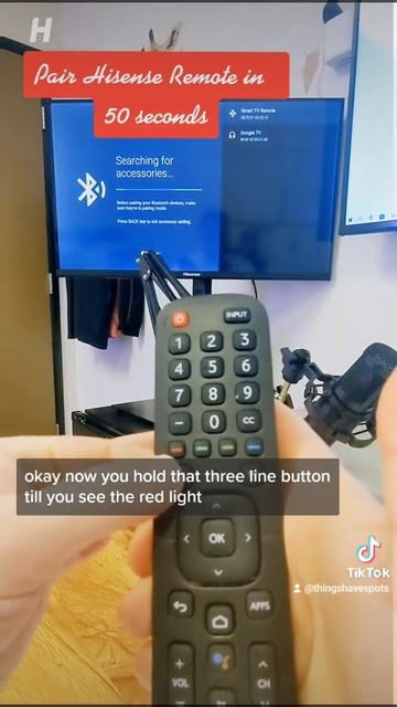 How to pair hisense tv remote (in 50 seconds) смотреть онлайн