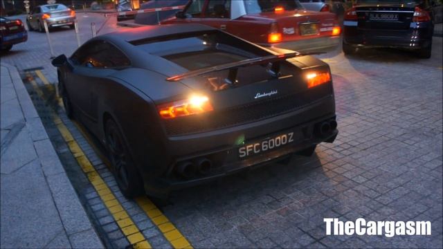 Matte Black Lamborghini Gallardo Superleggera LP570-4