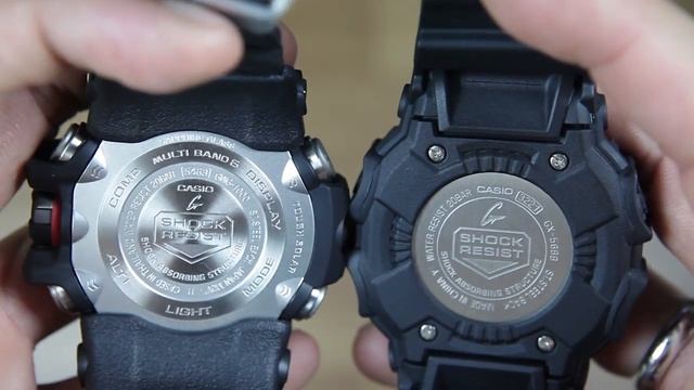 CASIO G-SHOCK GWG-1000-1A1 VS G-SHOCK GX-56BB-1A