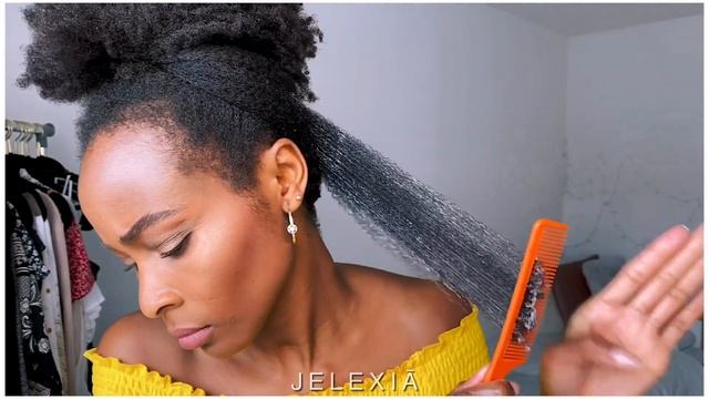 HOW TO SAFELY TRIM YOUR OWN NATURAL 4C HAIR WITHOUT HEAT AT HOME! BEGINNER FRIENDLY | Jelexia смотреть онлайн