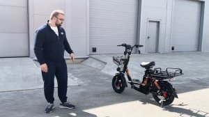 Новый курьерский Электровелосипед KUGOO KIRIN V3 PRO PLUS (новинка 2024) – ОБЗОР