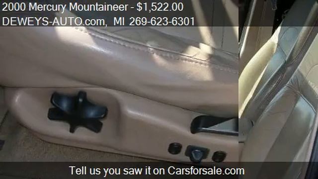 2000 Mercury Mountaineer AWD - for sale in Delton, MI 49046 смотреть онлайн
