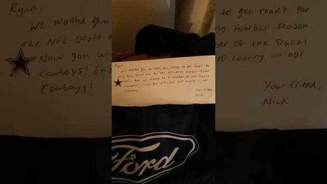 Ryan's Thank you video to Nick Ackles and the Dallas Cowboys Family and Organization смотреть онлайн