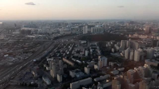 Москва Вид из башни "Федерация Восток" (2) смотреть онлайн