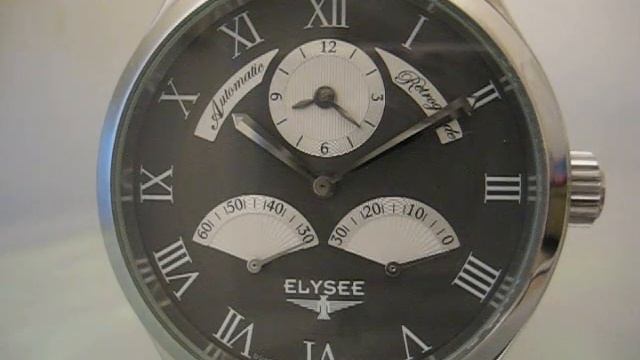 Elysee 49016 double retrograde seconds watch смотреть онлайн