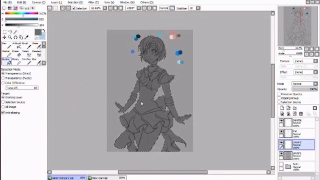 Sailor Mercury Speedpainting смотреть онлайн
