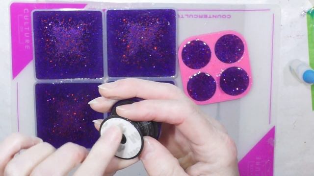 (620) ❤️💜 RED & PURPLE GLITTER 💜❤️ Resin Cell Phone Holder, PopSocket Covers, Square Coasters 01142 смотреть онлайн