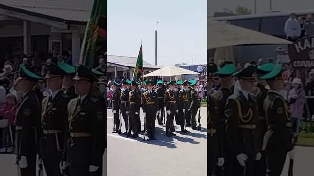 Плац-парад роты почётного караула пограничных войск Республики Беларусь смотреть онлайн