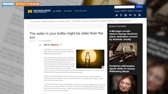 The Water You Drink Might Be Older Than The Sun смотреть онлайн