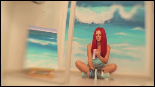 Alisa Kosmos - The Sea - Speed Painting смотреть онлайн