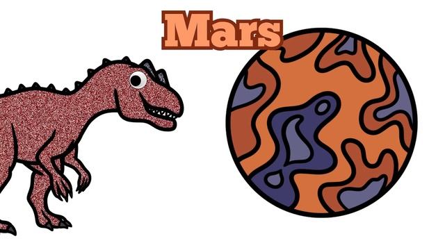 Solar System for Kids | Learn the Names of Planets | Fun Science Facts with Drawing Dinosaurs смотреть онлайн