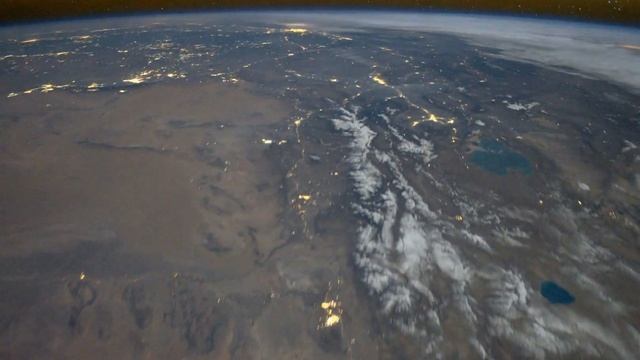 Time Lapse - NASA International Space Station Passing Over Earth