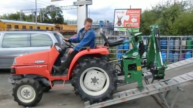 Koparka GEO BH5R.Ciągniczek Japoński Kubota Saturn X-24. Www.akant-ogrody.pl