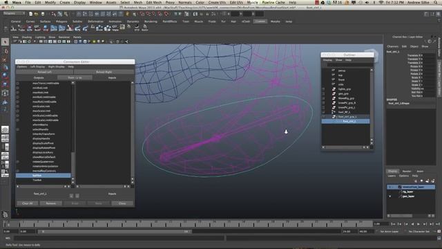 Reverse Foot in Maya - Part 5 (of 11) - Connecting The Curve Control смотреть онлайн