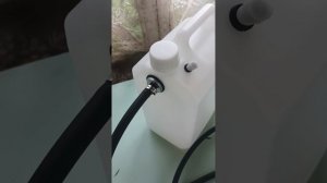 Бак выносной, самодельный, для лодочного мотора.