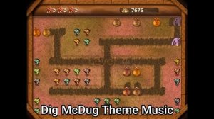 Obscure Casual Video Game Music - Dig McDug - Intro Main Menu Theme