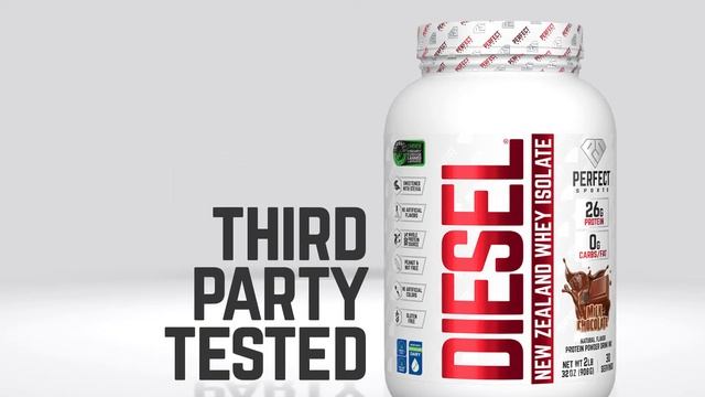 DIESEL New Zealand Whey Protein Isolate - Everything a Protein Should Be. смотреть онлайн