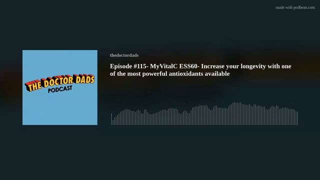 Episode #115- MyVitalC ESS60- Increase your longevity with one of the most powerful antioxidants av смотреть онлайн