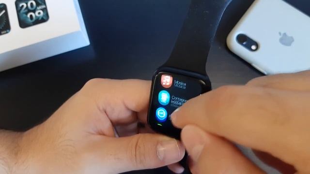 Smartwatch HW22 Unboxing Review - SISTEMA TOP! Mas vale a pena? É bom mesmo? - HW22 Brasil смотреть онлайн