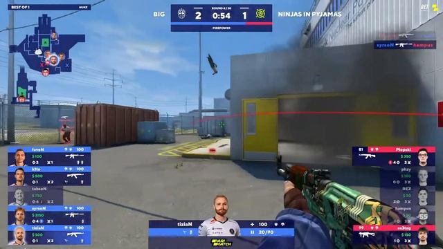 Big Vs NIP - полет в космос